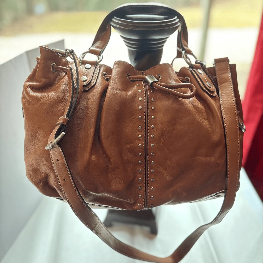 Michael Kors Leather Bag with Studs